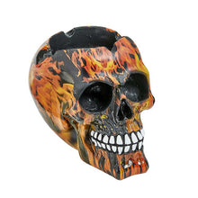Load image into Gallery viewer, FLAME DESIGN SKULL ASH TRAY
