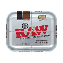 Load image into Gallery viewer, RAW ROLLING TRAY METAL SILVER
