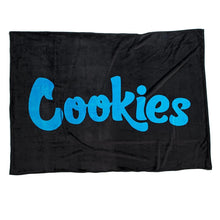 Load image into Gallery viewer, COOKIES JACQUARD LOGO 3 BLANKET (50&quot; X 68&quot;)
