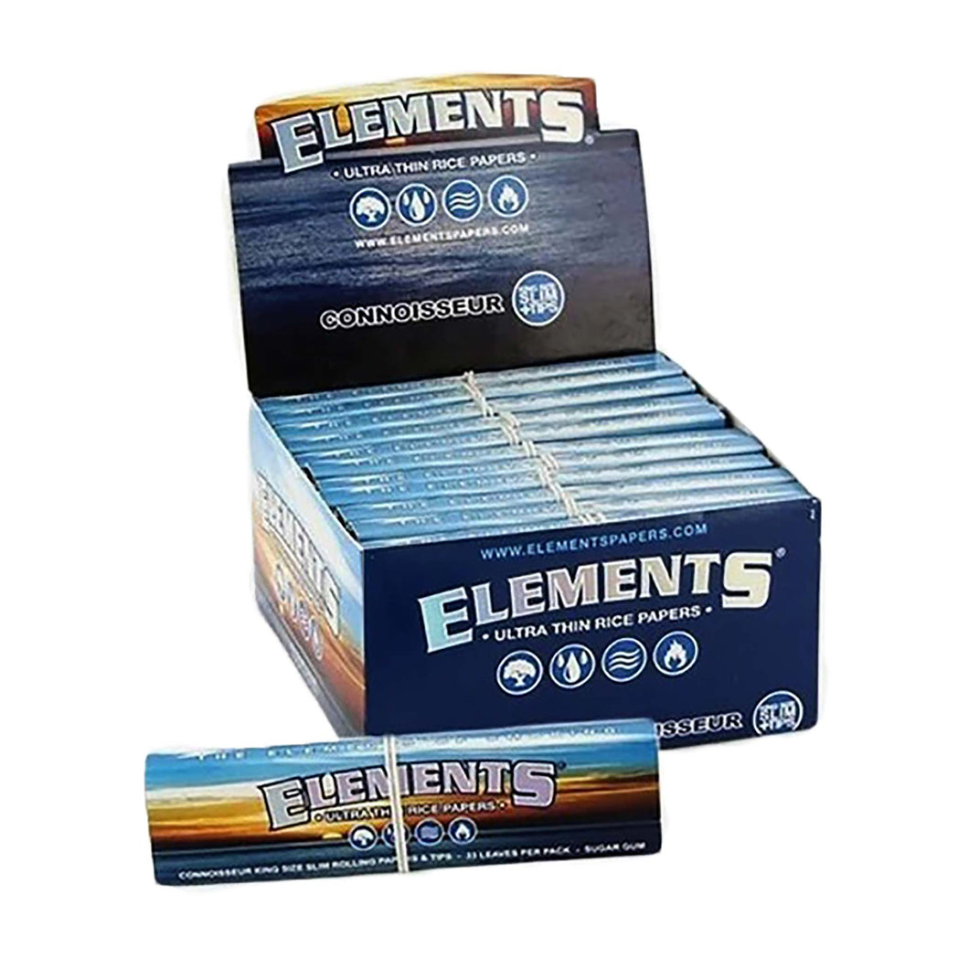 ELEMENTS KING SIZE THIN W TIPS BOX