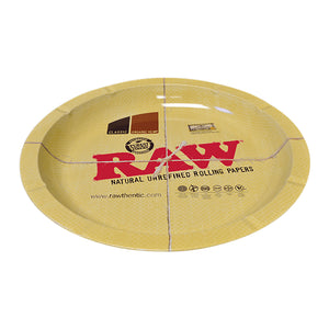 RAW ROLLING TRAY METAL ROUND