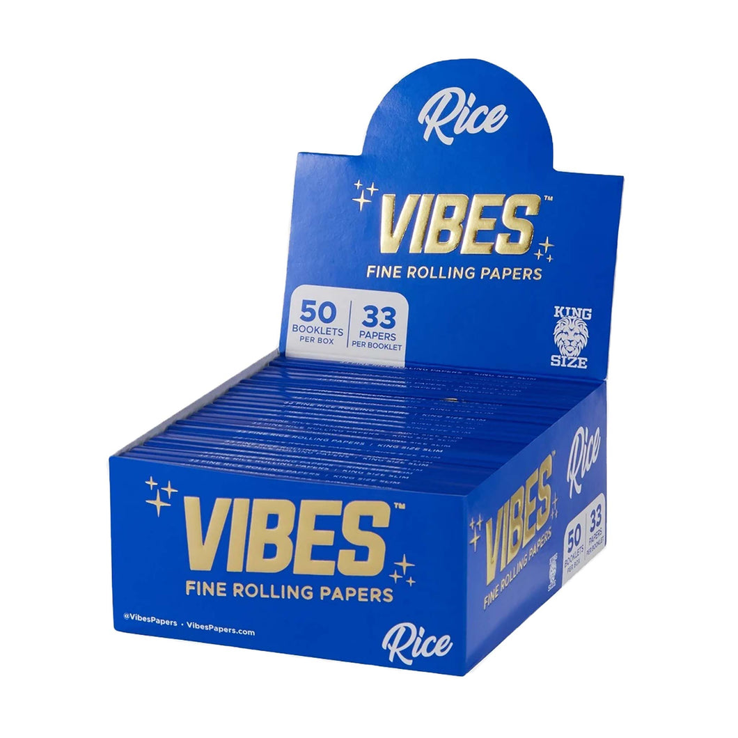 Vibes - Papers - King Size Slim - Rice (Blue) BOX