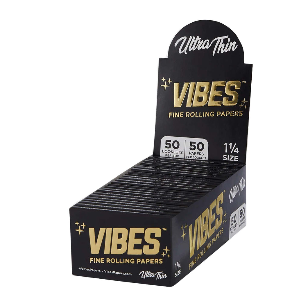 Vibes - Papers - 1 1/4 - Ultra Thin (Black) BOX